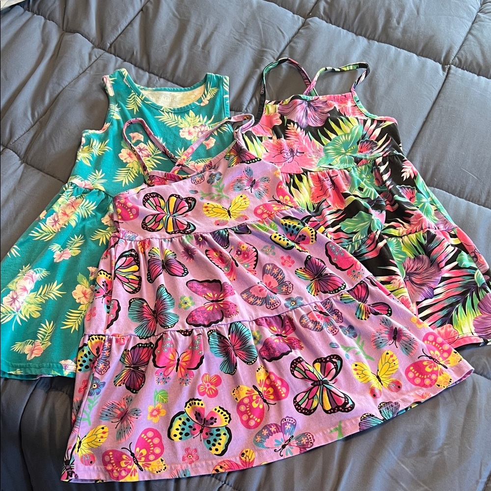 Children’s place girls dresses (3) size 5/6